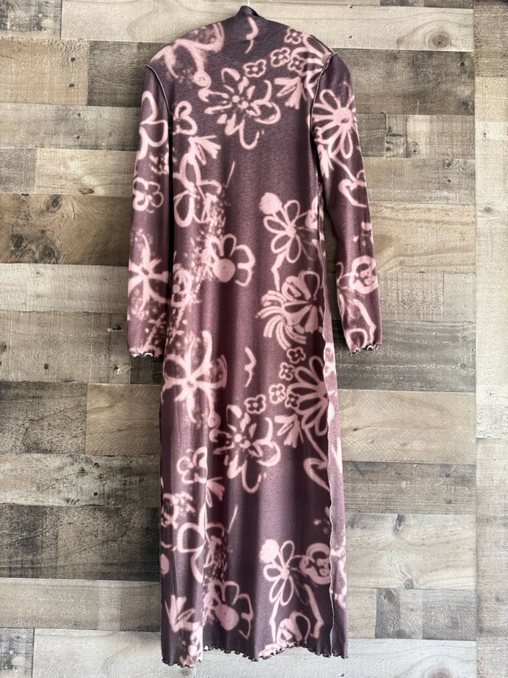 Boho -chic Topshop Mauve Pink Floral Maxi Dress 🥰 - Picture 7 of 10